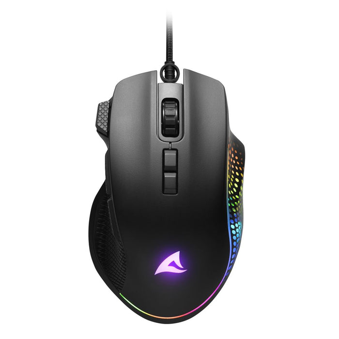 Sharkoon SHARK Force 3 Maus Gaming Rechts USB Typ-A Optisch 12800 DPI