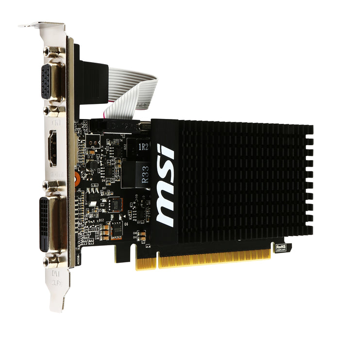 MSI GT 710 2GD3H LP Grafikkarte NVIDIA GeForce GT 710 2 GB GDDR3