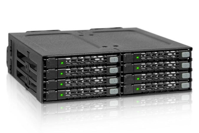 Icy Dock MB998SP-B Disk-Array 0 TB Schwarz
