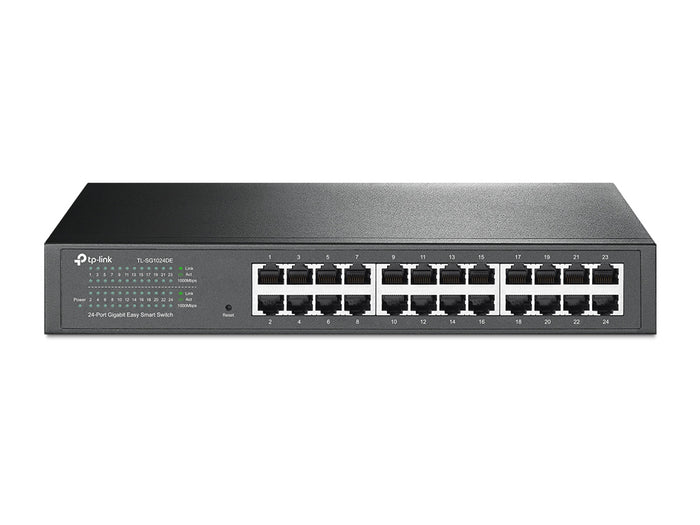 TP-Link TL-SG1024DE Netzwerk-Switch Managed L2 Gigabit Ethernet (10/100/1000) Schwarz