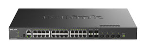 D-Link DXS-3410-32XY Netzwerk-Switch Managed L3 Fast Ethernet (10/100) Schwarz