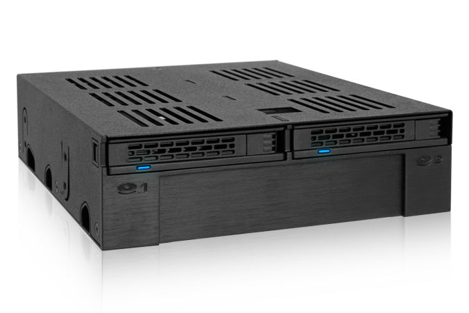 Icy Dock MB322SP-B Hard Drive Backplane Schwarz
