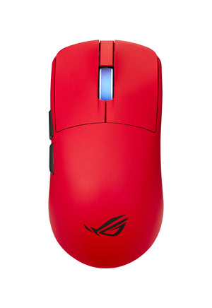 ASUS ROG Harpe II Ace RED Maus Gaming Rechts RF Wireless + Bluetooth + USB Type-A Optisch 42000 DPI