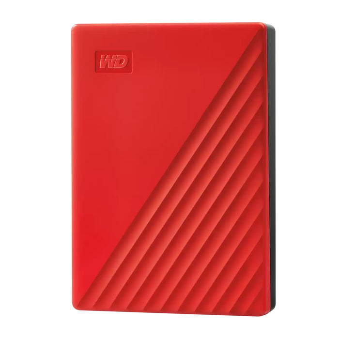 Western Digital My Passport WDBR9S0060BRD-WESN Externe Festplatte 6 TB 2.5" Micro-USB B 3.2 Gen 1 (3.1 Gen 1) Rot
