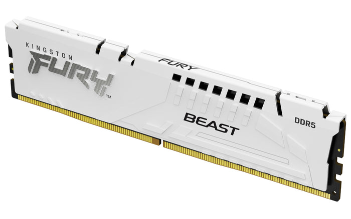 Kingston Technology FURY Beast 16 GB 6400 MT/s DDR5 CL32 DIMM White EXPO