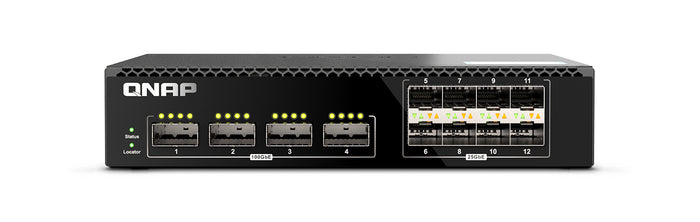 QNAP QSW-M7308R-4X Netzwerk-Switch Managed L3 1U Schwarz