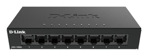 D-Link DGS-108GL Unmanaged Gigabit Ethernet (10/100/1000) Schwarz