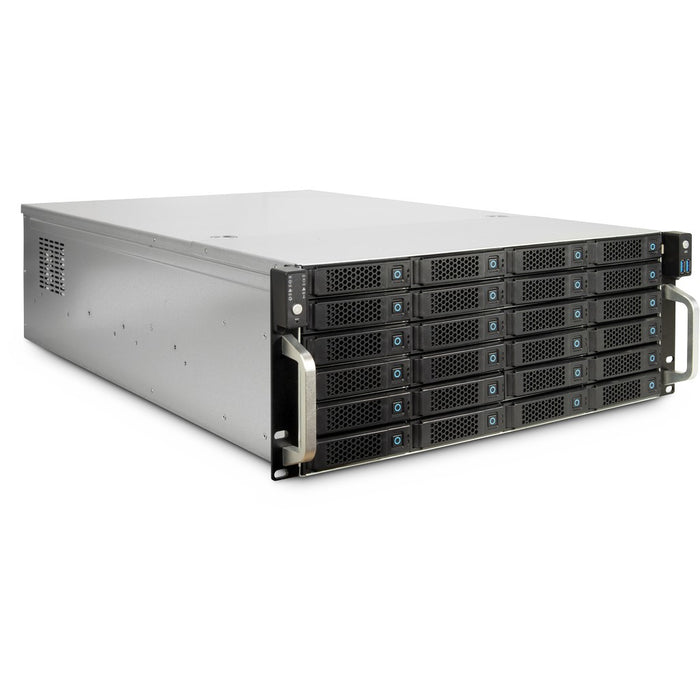 Inter-Tech 4U-4724 HDD-Gehäuse Grau 2.5/3.5"
