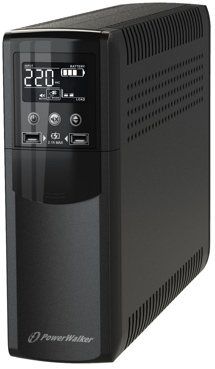 PowerWalker VI 1000 CSW Unterbrechungsfreie Stromversorgung (USV) Line-Interaktiv 1 kVA 600 W 4 AC-Ausgänge