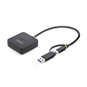 StarTech.com USB-C/USB-A auf M.2 NVMe Dock Adapter, 10Gbps, Tool-Free externer M.2 NVMe SSD Reader, B+M/M-Key